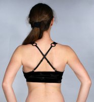 Decorative Strap Athletic Bra