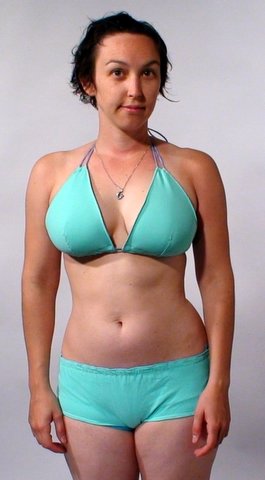  Bikini Top with Fitted Shorts