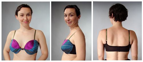 Partial Band multi-hued bra