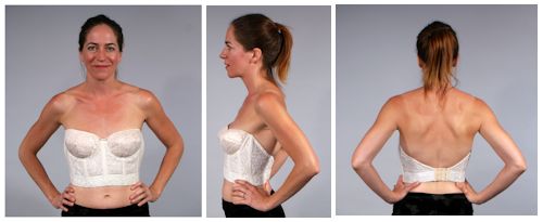 Strapless, Low Back Bra
