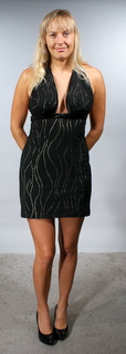 Black and Gold Dress